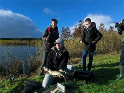 Mooie snoek gevangen!